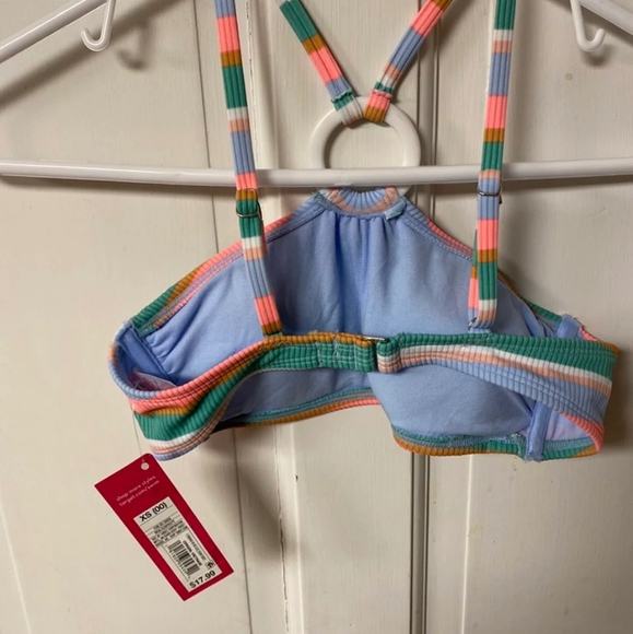 Womens Xhilaration Bikini Top Only Blue Size XS - Picture 3 of 5